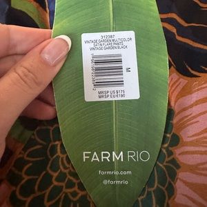 Farm Rio satin floral pants